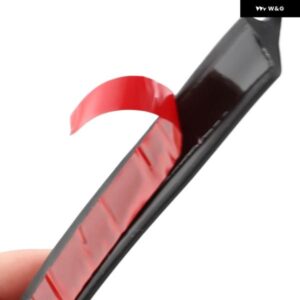 フロントガラス シールストリップ 1.8M フロントモールディング ゴム トリム ウィンド ディフレクター 自動車用 ブラック フード 実用アクセサリー