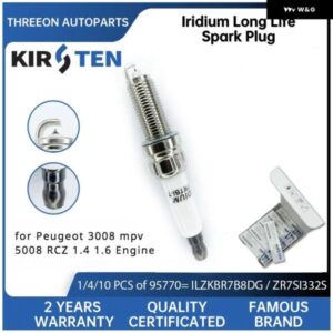 イリジウム スパークプラグ プジョー 207 208 308 3008 MPV 406 508 RCZ 1.4 1.6 エンジン ZR7SI332S 596092/G4/H9/K9