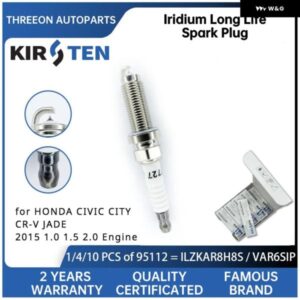 イリジウム スパークプラグ ホンダ シティ 4 5 7 1.0 1.5 タイプR CR-V MK5 1.5 HR-V ジェイド シャトル MPV ILZKAR8H8S 1229059B003/5PAA01