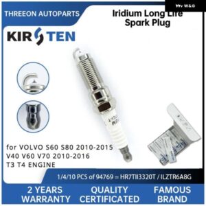 イリジウム スパークプラグ ボルボ S60 S80 2010-2015 V40 V60 V70 2010-2016 T3 T4 エンジン HR7TII3320T KSP94769