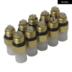 10個 M8 メルセデスベン W164 W212 エアサスペンションラインホースコネクタフィッティング 1643204613 1643204413 1643204313