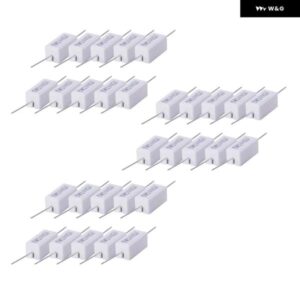 30個 巻線セラミックセメント抵抗器 100オーム 5Wワット 5%