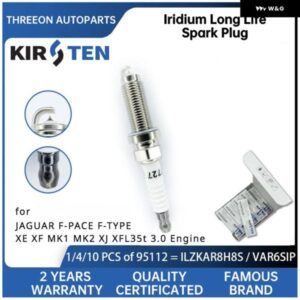 イリジウム スパークプラグ ジャガー F-PACE F-TYPE XE XF MK1 MK2 XJ XFL35T 3.0 エンジン ILZKAR8H8S C2Z28434 JDE38685 LR091617
