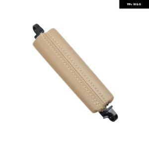 車内ドアプルハンドル トリム 7L6867161 VW TOUAREG 2003-2010 サイド ドアハンドル インナーPUレザー LHD RHD ベージュ