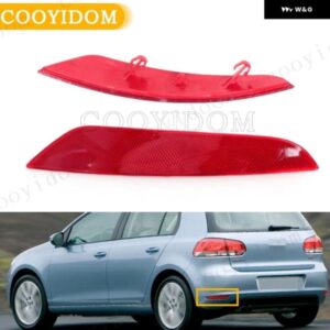 リアテール バンパー リフレクター ランプ フォルクスワーゲン ゴルフ 6 2009 - 13カー スタイリング リアライト バルブ 無