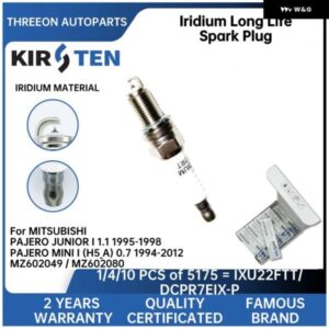 イリジウム スパークプラグ 三菱 パジェロ ジュニアI 1.1 1995-1998 パジェロ ミニI H5_A 0.7 1994-2012 KSP5175 MZ602049 / 80