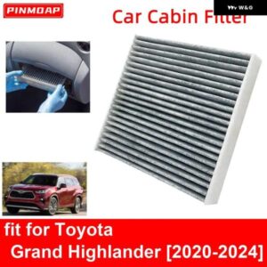 車内エア フィルター トヨタ グランドハイランダー 2020-2024 オート フィルター カーボン CF12157 87139-0E040 87139-0R030 87139-26010