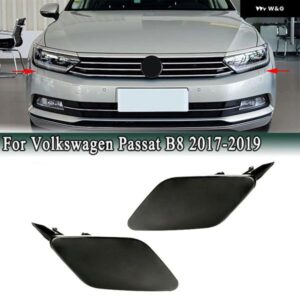 フロント バンパー ヘッドライト ウォッシャーノズル スプレージェットカバー ヘッドライト スプレーキャップ VW パサート B8 2017-2019 3G0807937A 3G08079