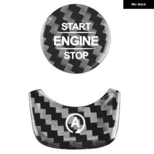 カーボン エンジン スタート ボタン ステッカー メルセデス ベンツ A B GLB クラス W177 GLB X247 W247 CLA AMG 2020