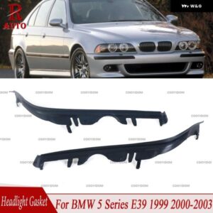 車用フロント ヘッドライト レンズ シェルカバー ヘッドライト レンズ ガスケット BMW 5シリーズ E39 1999 - 03 63126908406