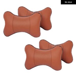 車用ネックピロー 4個パック ヘッドレスト 頭痛緩和 汎用 カーピロー 車用ヘッドレスト 車用ボーンピロー