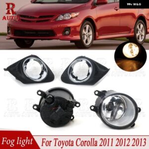 フォグランプ トヨタ カローラ 2011 2012 2013 ヘッドライト フォグランプ グリル カバー ハロゲン LED フォグライト フレーム ヘッドライト