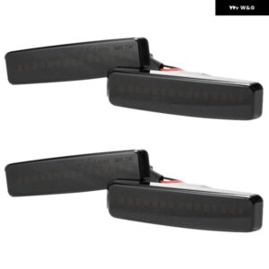 4X LEDサイド マーカーライト ダイナミックスモークウィンカー BMW E39 5ER 1995-2003用