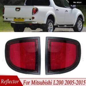 車用リア バンパー ブレーキ リフレクター ライト パーキング ストップライト 信号 ハザード灯 三菱 L200 2005-2015 8355A015 8355A016
