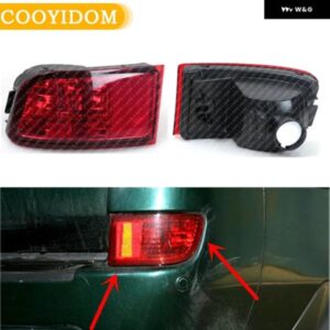 1ペア 車用リア バンパー フォグ レッド テールライト トヨタ ランドクルーザー プラド 120シリーズ GRJ120 TRJ120 FJ120 2002 2003-2009 テールライト