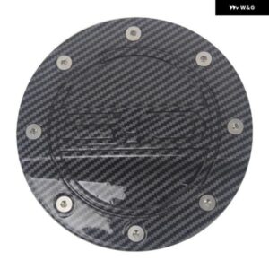 カーボン製車用燃料タンクカバー オイル燃料 タンクキャップ ステッカー カバー トリム マスタング 5.0 2015-2019