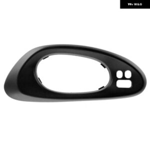 1ペア ブラック フロントインナー ドアハンドル ベゼル トリム 25894591 25894592 シボレー トレイルブレイザー 2002-2009 12457837