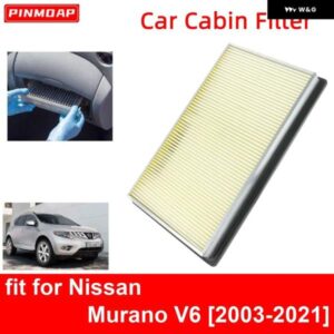 エンジン エア フィルター 日産 ムラーノ V6 2003-2021 オート フィルター カーボン CA4309 16546-0Z000 16546-70J10 16546-V0100