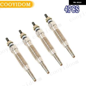 4個 車用ヒーターグロープラグ 三菱 /SHOGUN /PAJERO / 2.8 /4M40T /4M40 /GP5501 1994-2000 1995 - 99