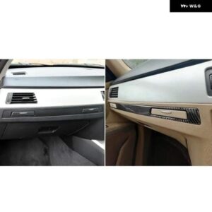 車 パネル 装飾 副パイロット 内装カバー トリム パネル トリム 右ハンドル ブラック BMW 3シリーズ E90 E92 E93