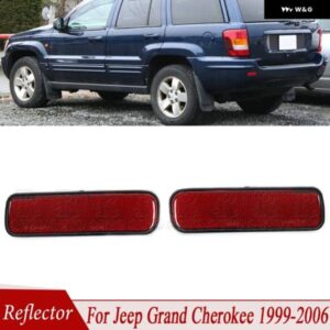 PMFC ジープ グランド チェロキー 1999 - 06 リア バンパー リフレクター ブレーキライト ストップランプ ハザード灯