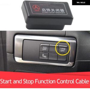 マツダ CX-5 KE KF 2013-2022 車用 オートストップスタート エンジン システム エリミネーター オートストップスタート ケーブル