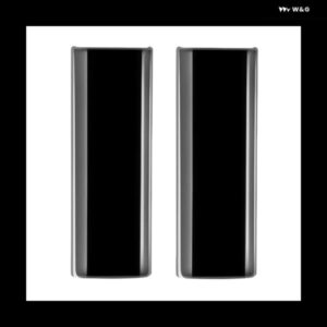 車用 ブライトブラック ミドル インテリア ドアハンドル フレーム パネル トリム ステッカー 日産 セレナ C28