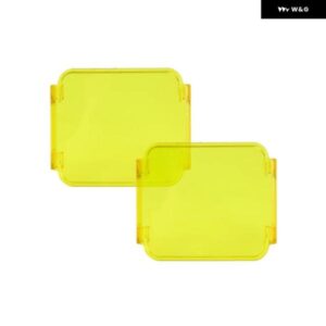 1ペア 3インチ LED ポッドライトカバー LED ポッド スクエア オフロードライト ドライビング フォグランプ カバー 専用