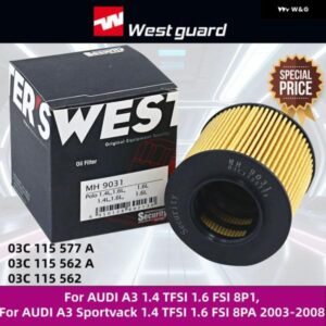オイル フィルター アウディ A3 1.4 TFSI 1.6 FSI 8P1 アウディ A3 スポーツバック 1.4 TFSI 1.6 FSI 8PA 2003-2008 03C115562A MH9031