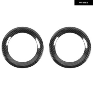 フロント フォグランプ カバー トリム JEEP RENEGADE 2019 ABS フォグランプ 装飾 カバー トリム カーアクセサリー カーボン