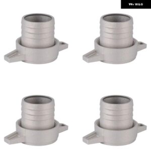 3Xウォーター ポンプ 継手2インチアルミ パイプ 接続レンチ ゴムガスケット付き ポンプ コネクタ パイプ 継手