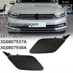 2個 ヘッドライト スプレーカバー バンパー ヘッドライト ウォッシャーノズル カバー フォルクスワーゲン パサート B8 2017-2019 3G0807937A 3G0807938A