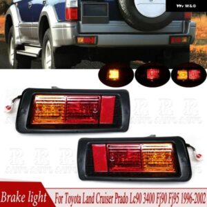 テールライト リア ハザード灯 ブレーキライト リフレクター フォグランプ ランドクルーザー プラド LC90 3400 FJ90 FJ95 1996-2002 81560-60440