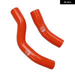 KTM 790 DUKE R 2020 - 24 2ピース EVORACING シリコン ラジエーター クーラントホースキット オレンジ