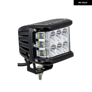 オートトリプルサイドライトワークライトドーム ライトバー ストフラッシュライト ヘッドライト スポットライトストロボライトLEDオート用品B