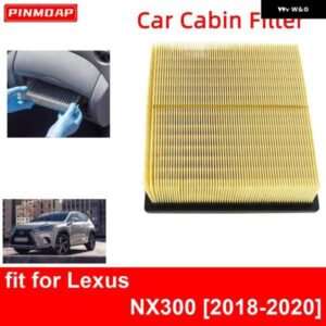 カー エンジン キャビンエア フィルター レクサス NX300 2018-2020 オート フィルター カー エンジン ボンファイバー CA10755 17801-0P050 17801-0P051