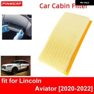 リンカーン アビエーター 2020-2022 用 カー エンジン キャビンエア フィルター オート フィルター カー エンジン ボンファイバー CA10242 7T4Z-9601-A