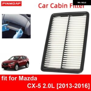 車 エンジン キャビンエア フィルター マツダ CX-5 2.0L 2013-2016 オート フィルター カー エンジン ボンファイバー CA11259 PE07-13-3A0 PE07-13-3A0A