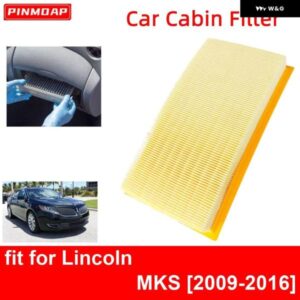 リンカーンMKS 2009-2016 カー エンジン キャビンエア フィルター オート フィルター カー エンジン ボンファイバー CA10242 7T4Z-9601-A CY01-13-Z40A