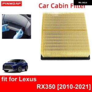 カー エンジン キャビンエア フィルター レクサス RX350 2010-2021 オート フィルター カー エンジン ボンファイバー CA10755 17801-0P050 17801-0P051