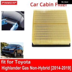 トヨタ ハイランダー ガス 非ハイブリッド 2014-2019 オート フィルター カー エンジン ボンファイバー CA10755 17801-0P050