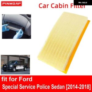 フォード スペシャルサービス ポリスセダン 2014-2018 用 カー エンジン キャビンエア フィルター オート フィルター カー エンジン ボンファイバー CA10242