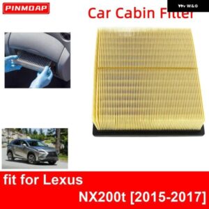 レクサス NX200T 2015-2017 用 エンジン キャビンエア フィルター オート フィルター カー エンジン ボンファイバー CA10755 17801-0P050 17801-0P051