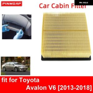 エンジン キャビンエア フィルター トヨタ アバロンV6 2013-2018オート フィルター カー エンジン ボンファイバーCA10755 17801-0P050 17801-0P051 1780