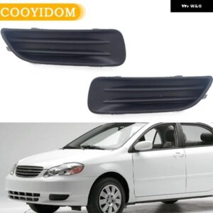 フロント バンパー フォグランプ カバー グリル ドライビングランプカバー フォグランプ フレーム トヨタ カローラ2003 2004 5212802060 フォグランプ