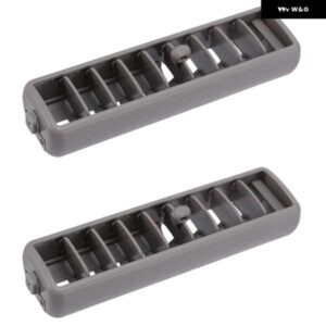 グレー車ルーフトップサイド エアコン ベント アウトレット A/C パネル グリル カバー 2個セット 三菱 パジェロ V93 V97用