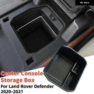 車用センター コンソール アームレスト 収納 ボックス アームレスト ホルダー コンテナ ランドローバー ディフェンダー90 110 2020-2021