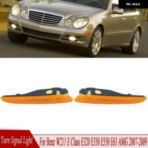 バルブ 無 サイドマーカー バンパー ウィンカーライト メルセデス ベンツ W211 E クラス E320 E350 2118200921 2118201021 MB2532101