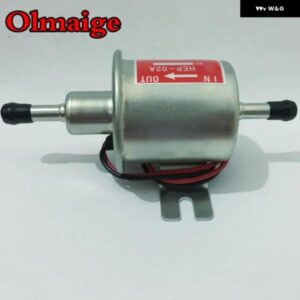 12V電動燃料 ポンプ HEP-02A 8MM パイプ 車ボートディーゼル低圧 キャブレター オートバイ ATV