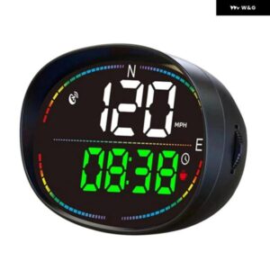 車用GPSスピード メーター HUDヘッドアップ ディスプレイ マイル 車用デジタルスピード メーター 多機能スピード ディスプレイ